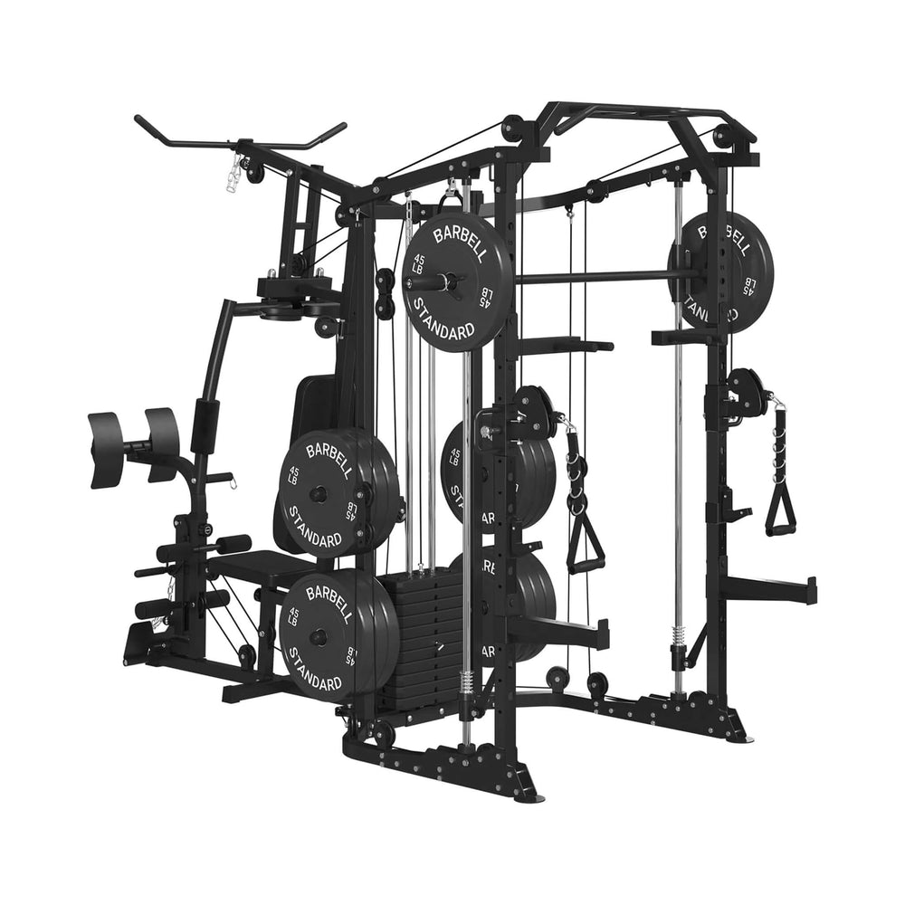 Rovix Dual Station Smith Machine With Cable Crossover Home Gym (SAK240